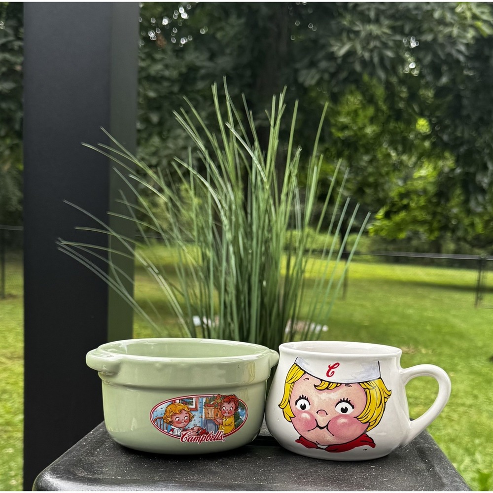 1998 CAMPBELL'S Girl Soup Bowl / Mug Large Mug Hot Cocoa, Coffee, Soup,Ice Cream